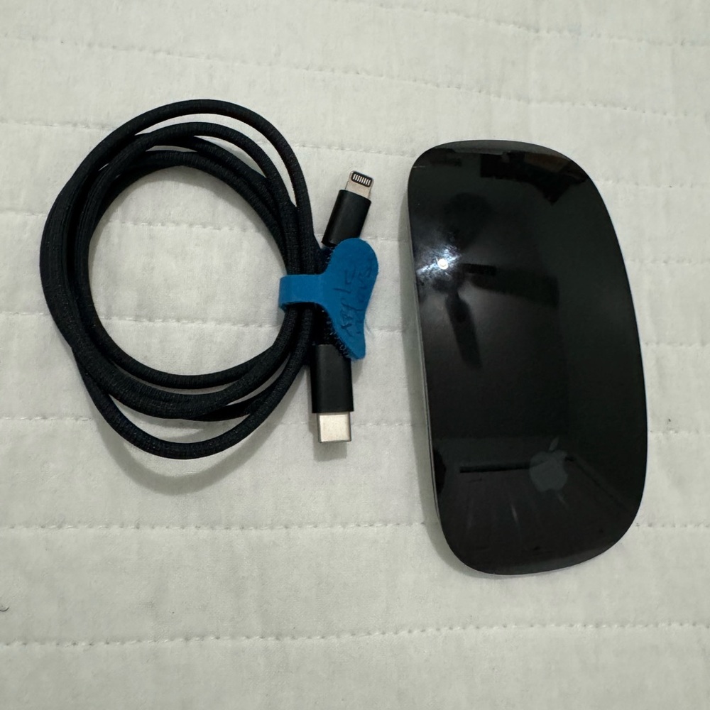 Apple Black Magic Mouse with Charging Cable